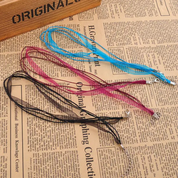 50 unids mezcla de Organza cordón encerado para collar Cuerda langosta cierre resultados de la joyería de Diy Complementos Joyas Bricolaje Joyeria NC4 50 unids mezcla de Organza cordón encerado para collar Cuerda langosta cierre resultados de la joyería de Diy Complementos Joyas Bricolaje Joyeria NC4