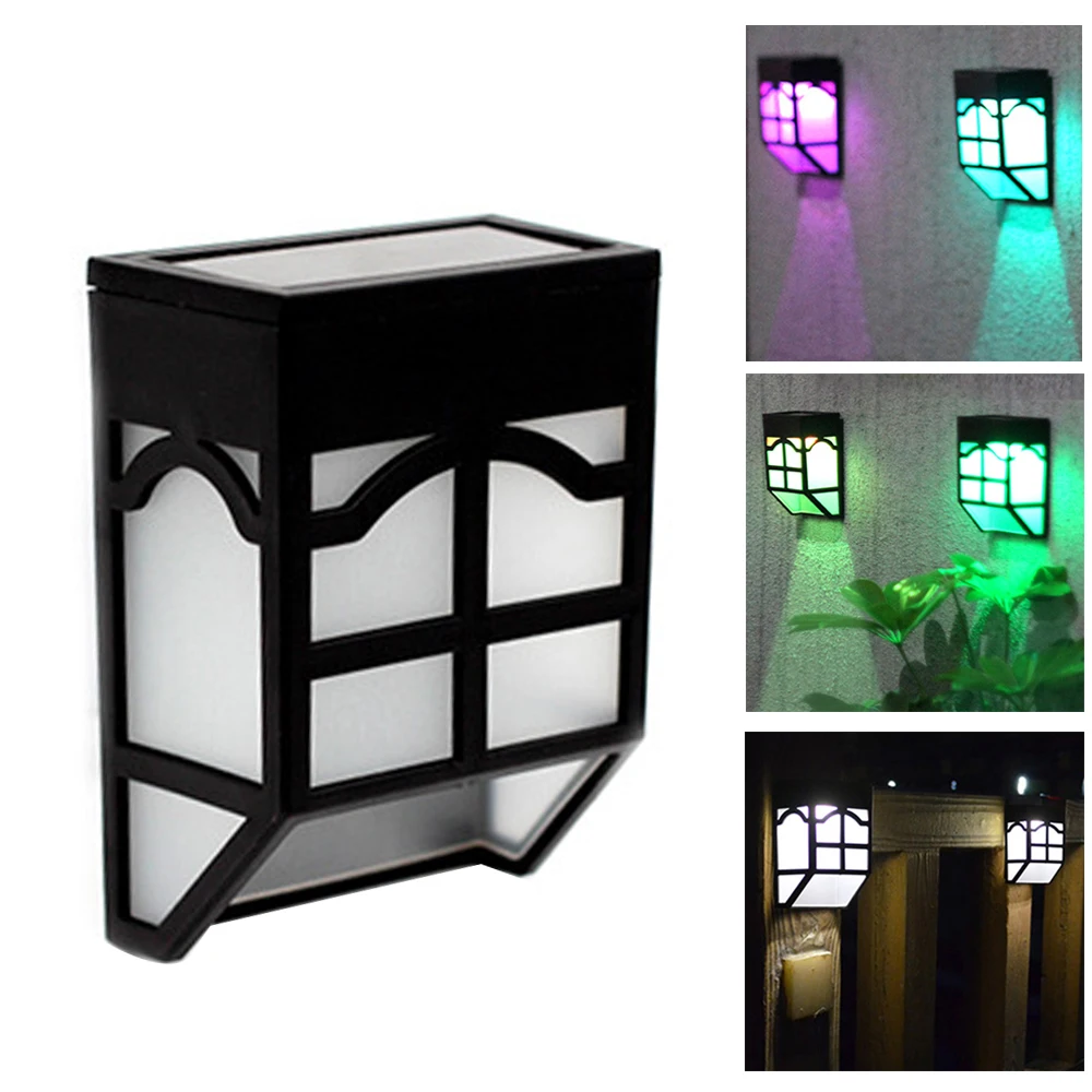 

Retro European Courtyard Style Solar Garden Light Colorful Landscape Lighting Garden Path Light Outdoor Square Street Light