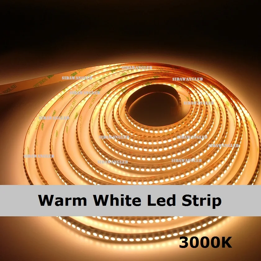 Super Bright Warm White SMD3528 led strip,240Leds/m,DC12V/24V, 3528 led strip 5meters length in