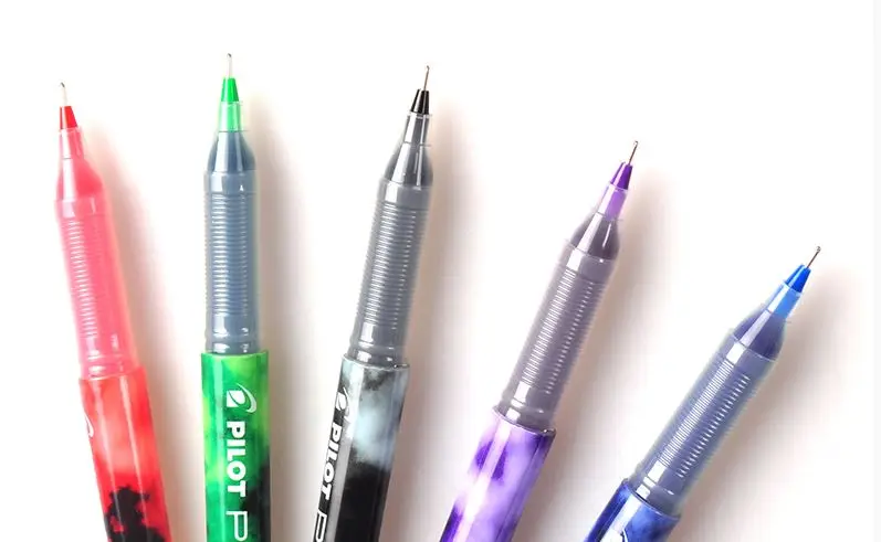 Pilot Pens Fine Needle Tip Gel Ink Pen P-500 0.5 mm Japan BL-P500 P700 0.7 mm 5