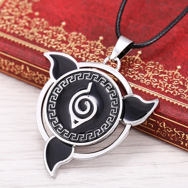 Naruto Rotatable Pendant Necklace