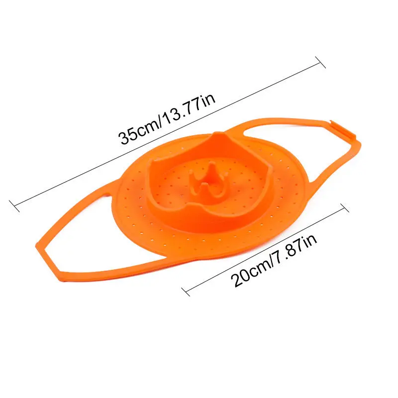 Silicone Steamer Instant Pot Basket Strainer W/Long Handle For Safe Removal