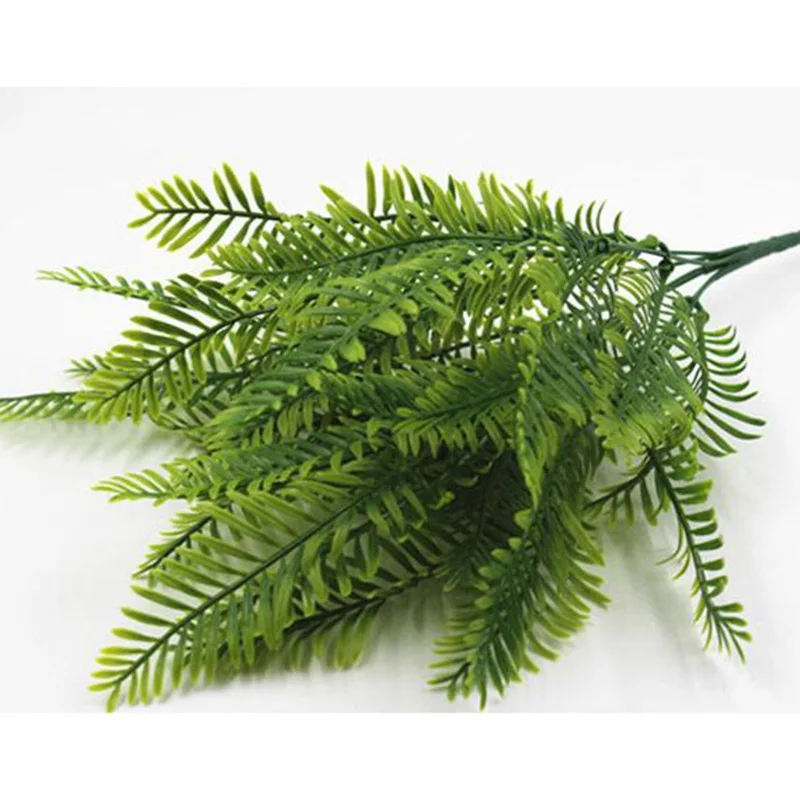 

Artificial Flower Leaves Plants Pretty Fake Lifelike Plastic Persian Grass Lysimachia Fern floral decoration Home Garden