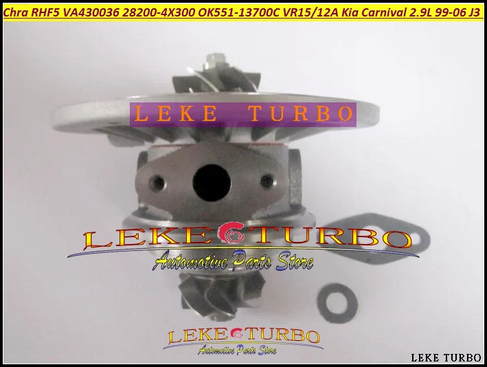 Turbo Cartridge CHRA RHF5 VA430036 28200-4X300 OK551-13700C VR15 VR12A Turbocharger For KIA Carnival I 2.9L 1999-06 J3 TCI (1)
