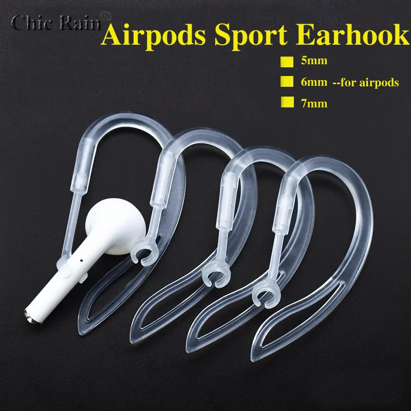 

Bluetooth Earphone silicone Earhook for airpods 1/2 earpods Loop Clip Headset Ear Hook Replacement Headphone Accessories