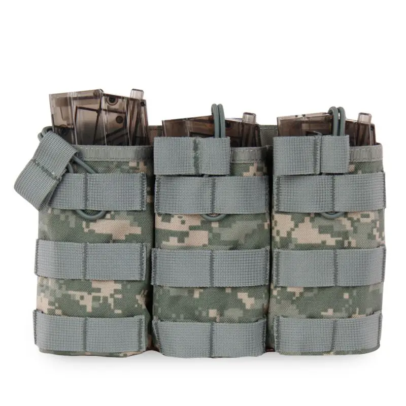 Тактический MOLLE тройной открывающийся чехол для журналов FAST AR M4 FAMAS Mag Pouch военный Пейнтбольный инвентарь