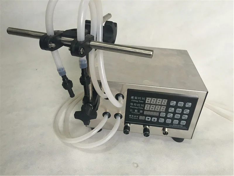 

Double Head numerical control liquid filling machine for perfume ,oil, juice,water,milk,small-scale liquid filling machine