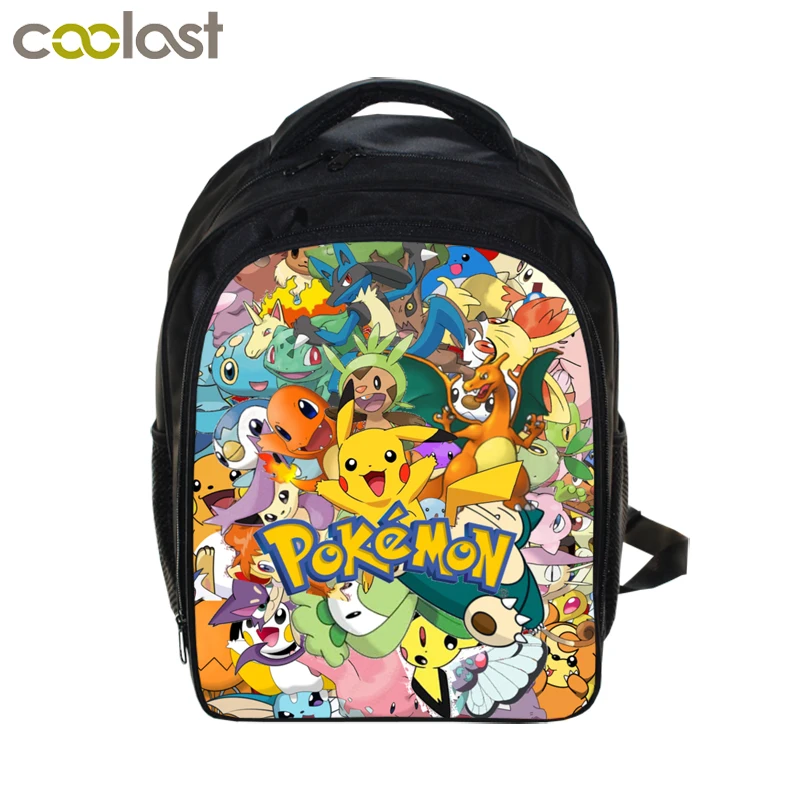Аниме Рюкзак Pokemon Pikacun школьные сумки для мальчиков и девочек повседневные Рюкзаки Детская сумка детские школьные сумки лучший подарок рюкзак