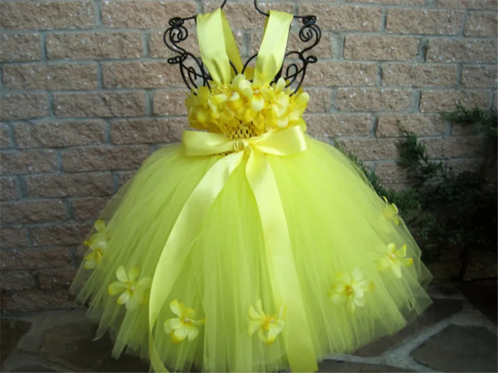 Зеленое платье-пачка с цветочным рисунком для девочек фатиновое платье феи «Динь-Динь», платье принцессы Детские платья для свадьбы, дня рождения, платья для девочек, костюмы для детей возрастом от 1 года до 14 лет
