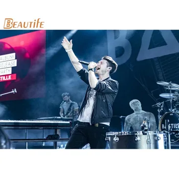 

New Bastille Poster Cloth Silk Poster Home Decoration Art Fabric Poster Print 30X45cm,40X60cm.50X75cm,60X90cm