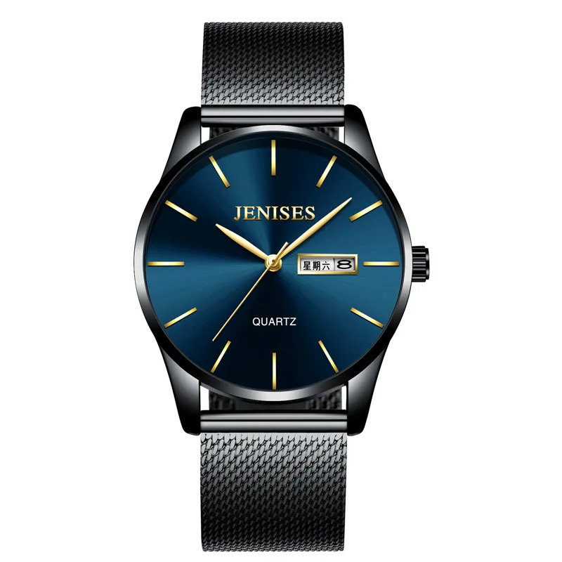 

Fashion Ultra-thin Business Men Watches Waterproof Quartz Wrist Watch Men Clock Male Week Date relogio masculino erkek kol saat