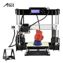 Auto Level & Нормальный A8 Reprap Prusa I3 Большой Размер 220*220*240 мм DIY 3D Принтер Комплект С Бесплатными Нитей 8 ГБ SD Card/ЖК-ДИСПЛЕЙ Для бесплатно