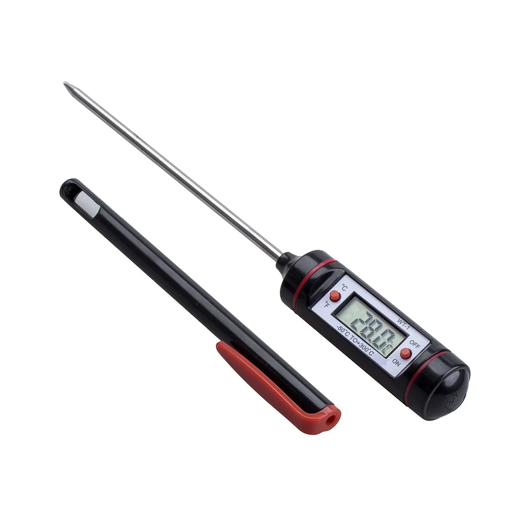 

Pen Shape LCD Display Digital Probe Cooking Thermometer Food Temperature Sensor Air Conditioning Outlet Temperature Test Pen