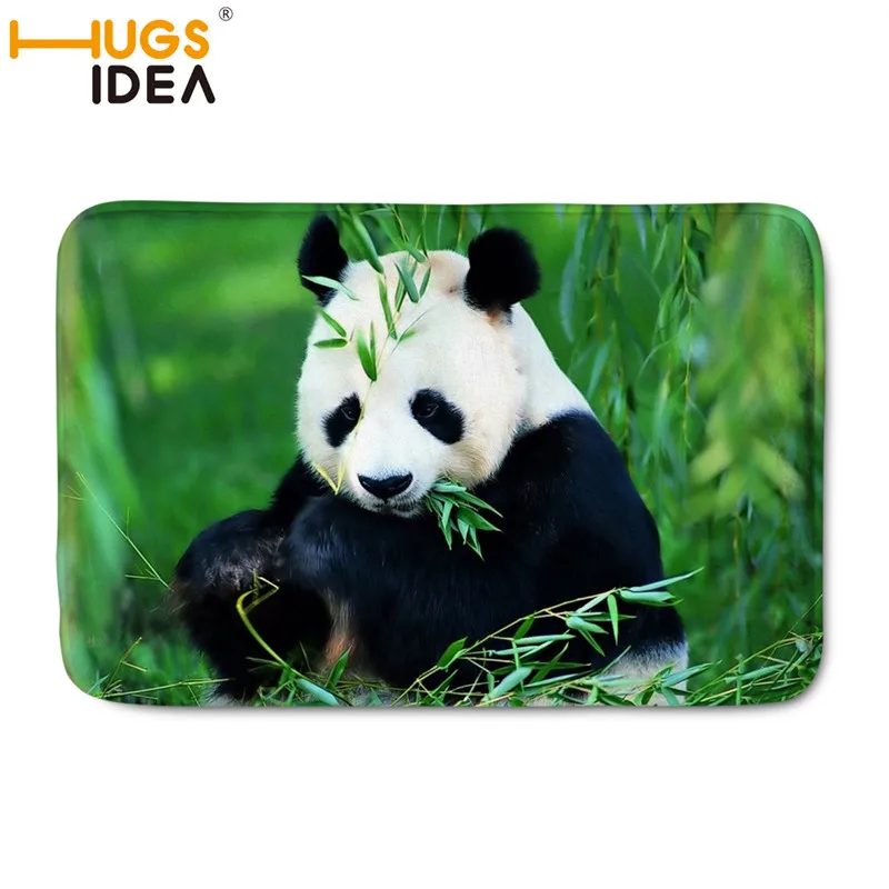 HUGSIDEA симпатичные панды коврик для ванной коврик Кухня ковер дверь путь коврик для ног против скольжения полоса коврик ковер кухня ковер, коврик для ванной