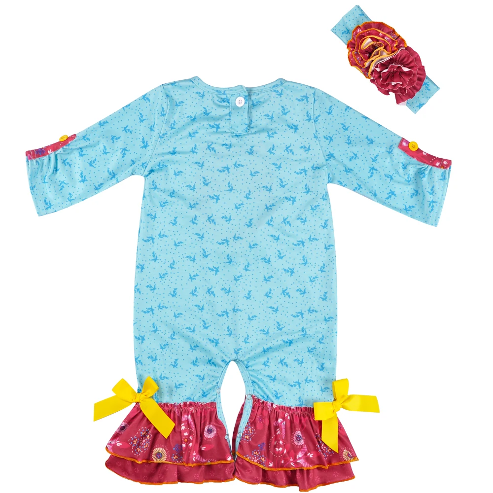 Baby-Winter-Romper-Blue-Cotton-Print-Owl-Embroidery-Rompers-Girl-Jumpsuit-Clothes-With-Headband-GPF807 (1)