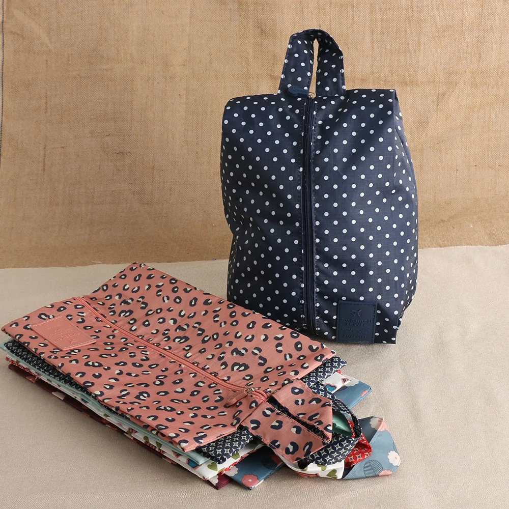 

Hot Fashion Portable Travel Storage Bag Folding Waterproof Shoe Bag Useful Zip Travel Pouch Storage Organizer Case