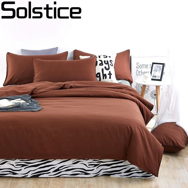 

Solstice New Style Solid Colors And Zebra Pattern Design 4pcs Bedding Set Bed Sheet Bedspread Duvet Cover Flat Sheet Pillowcase