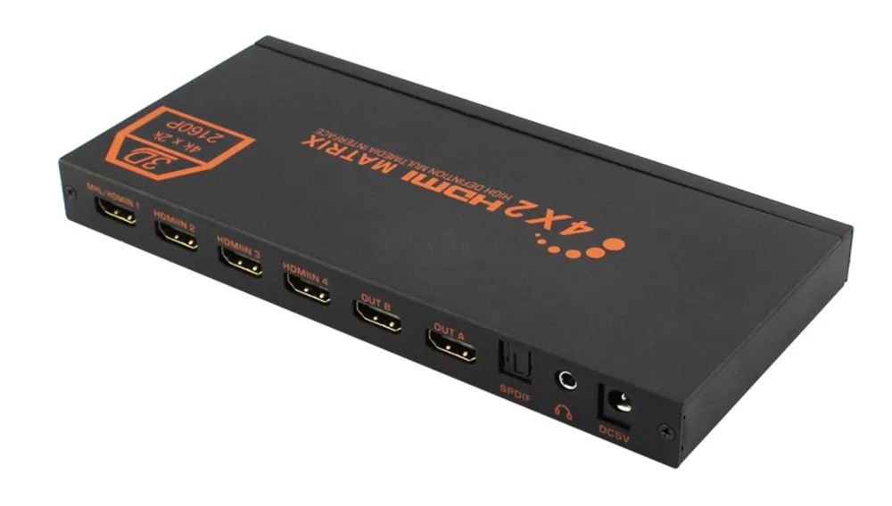 HDMI матрица 4X2 четыре в два из 4 на 2 HDMI Matria 4 Way переключатель HD сплиттер