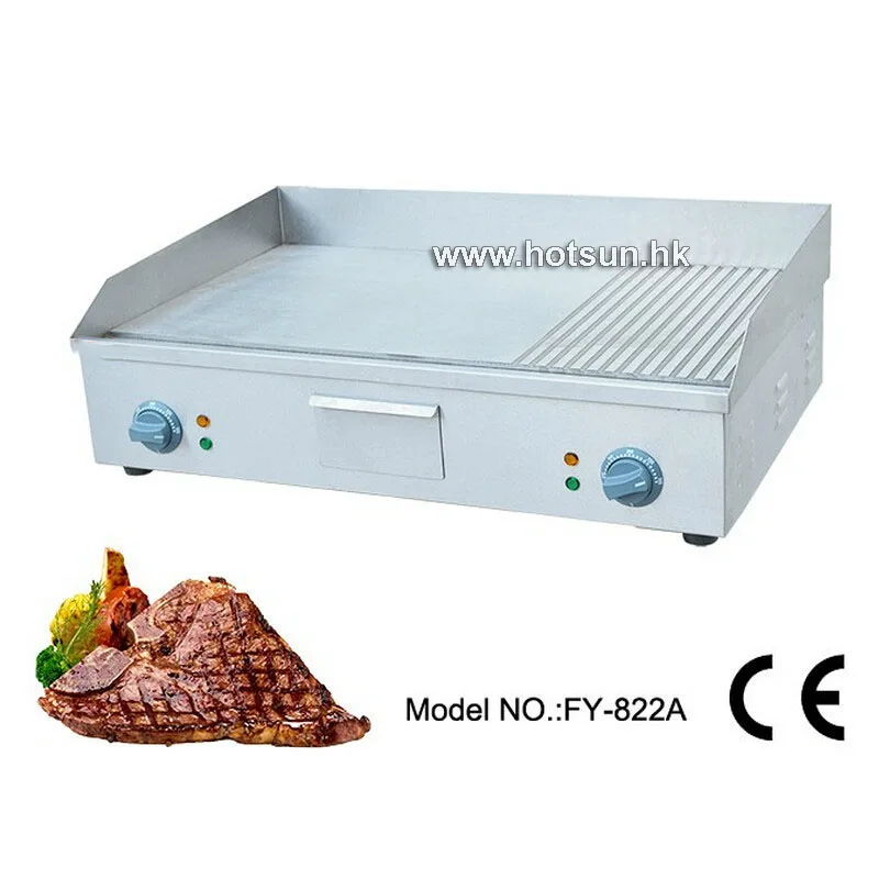 Commercial Electric 220v Countertop Table top Flat Top Frytop Hot Plate