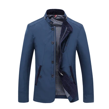 

Hot Sale Men's Jacket Spring Autumn Casual Slim Fit Men Coat Fashion Stand Collar Clothing Mens Outerwear Dropshipping MY007