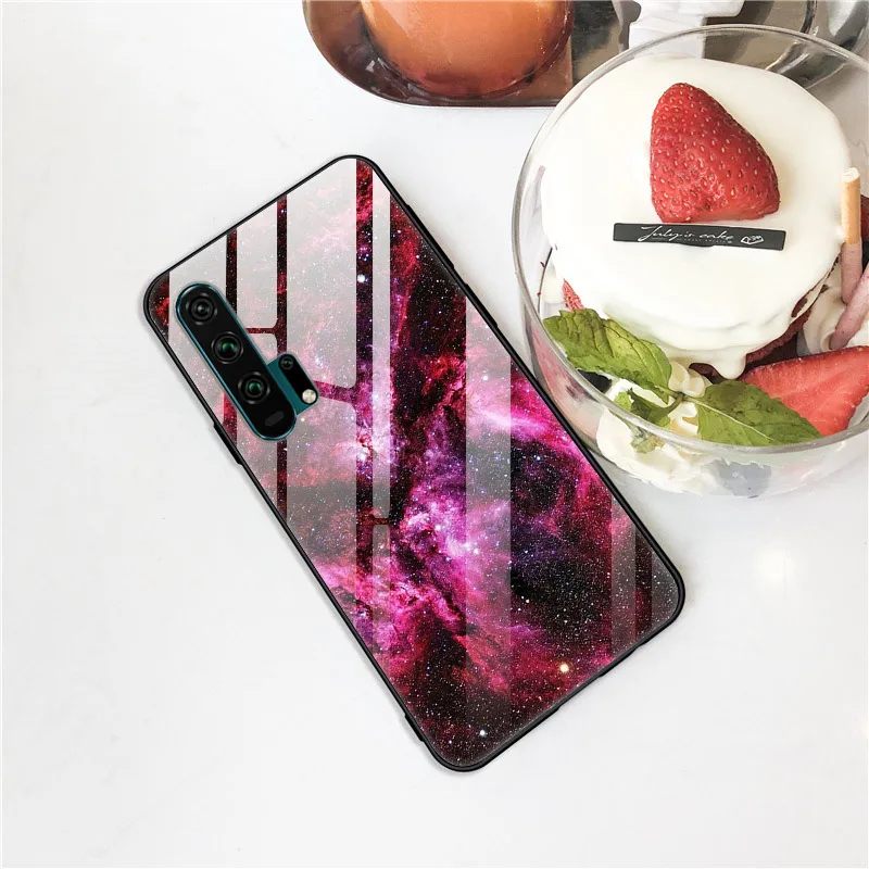 Premium Tempered Glass Hard Back Cover for Huawei Honor 20 Series