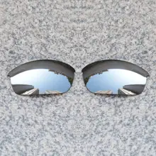 Groothandel E.O.S Gepolariseerde Verbeterde Vervanging Lenzen voor Oakley Flak Jacket Zonnebril-Silver Chrome Gepolariseerde Spiegel(China)