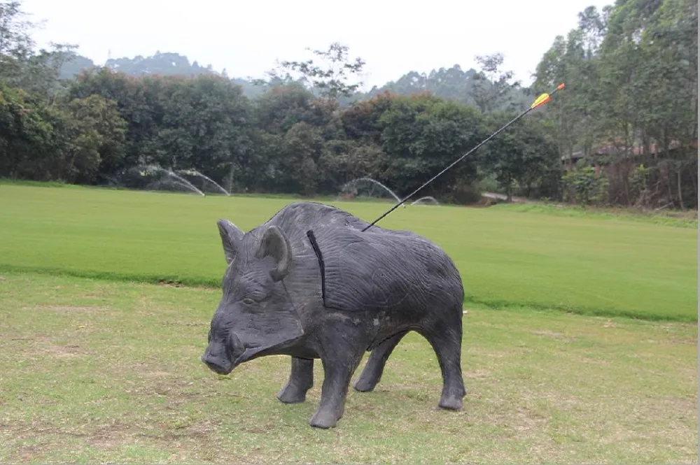 Clearance New 3D 86*54*33cm archery ferocious wild pig boar shooting archery target arrow for Garden Decoration,made of XPE+PU mateial 2 Clearance New 3D 86*54*33cm archery ferocious wild pig boar shooting archery target arrow for Garden Decoration,made of XPE+PU mateial 2