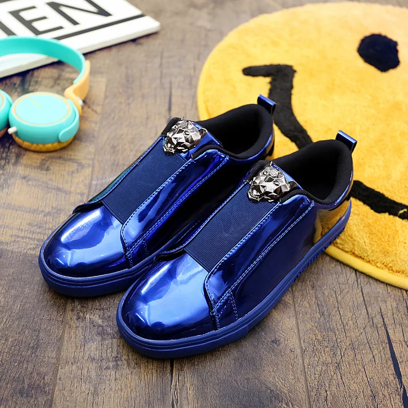 Männer Skateboard Schuhe Männer Turnschuhe Fuß Weiß Stan Schuhe für Männer Gold Silber Schwarz Blau Pailletten Beleuchtete Schuhe Flache Schuhe