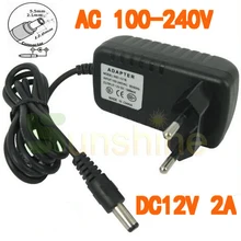AC 100-240 В к DC 12 В 2A адаптер конвертер Импульсный блок Питание Зарядное устройство для безопасности Системы ЕС США штекер дополнительно