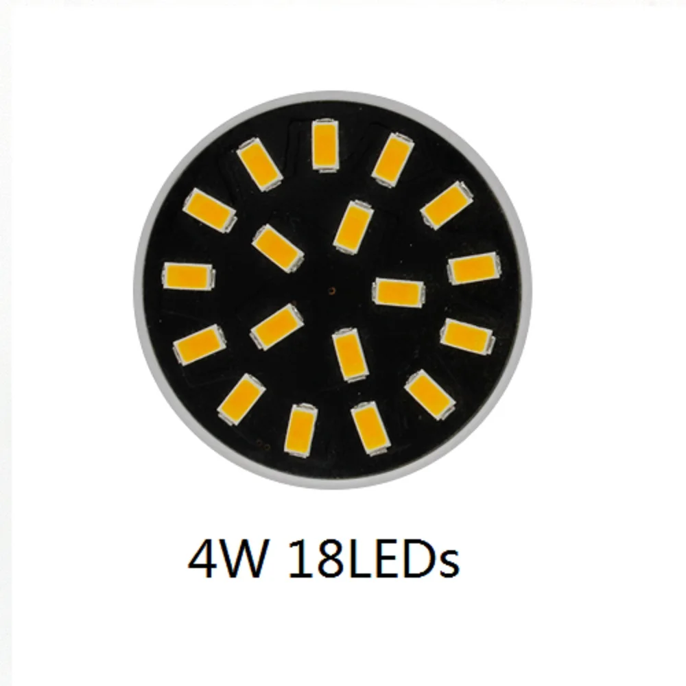 ANBLUB GU10 MR16 Светодиодный прожектор переменного тока 220 в 240 В SMD 2835 Bombillas светодиодный светильник 2 Вт 3 Вт 4 Вт 5 Вт 6 Вт 7 Вт 8 Вт Высокое качество 5733 SMD светодиодный светильник - Испускаемый цвет: 4W 5733SMD 18LEDs