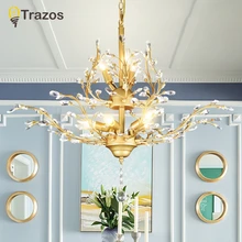 Современный блеск, светодиодная хрустальная люстра, светильник, потолочные люстры, светильник, Lamparas De Techo Hanglamp, подвесной светильник, Lampen