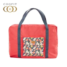Coofit Модный цветочный вещевой мешок для женщин леди Новое поступление цветочный принт Большая складная сумка для багажа выходные сумки для путешествий