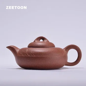 

240ml Authentic Yixing Teapot Clouds Pot Dragon Blood Sand Mud Xiangyun Pot Purple Clay Chinese Tea Set Tea Pot Kettle Tea Maker
