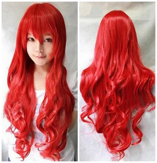 perruque rouge enfant