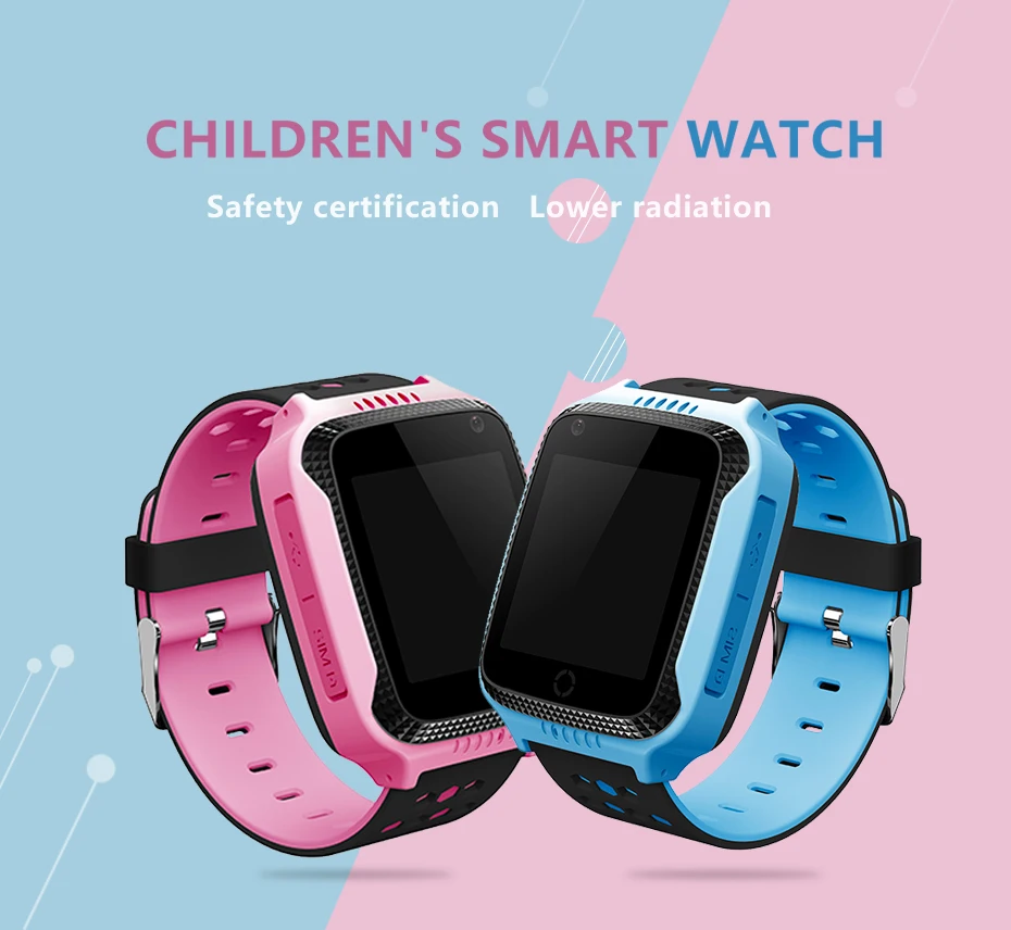 Q528 Smart Watch Kids GPS Tracker Monitor SOS Call Anti-Lost Reminder With Camera Lighting Kids Watches Baby Smart Watch 005303_01