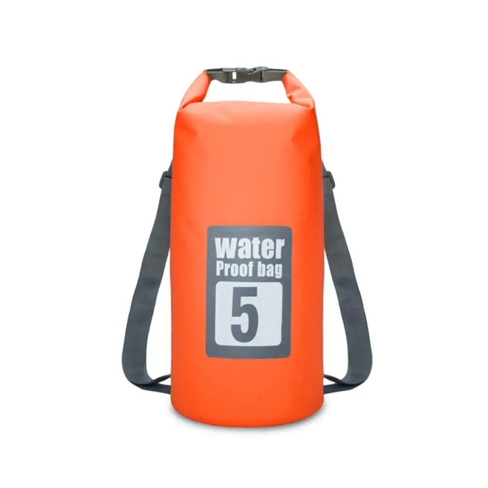 5L 10L Водонепроницаемый сухой мешок с плоской подошвой, уличные пляжные двойные плечевые ремни pvc с пряжкой плавающей мешок для хранения на лодках рафтинг сумки Acc - Цвет: O5