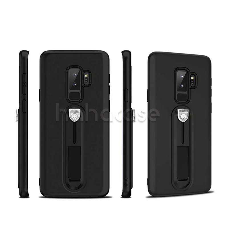 500 шт Скрытая Kickstand Coque ТПУ Гибридный Броня чехол для samsung S9 S8 плюс S7 края Примечание 8 A8 плюс A7 A5 J7 J5 3 противоударный чехол