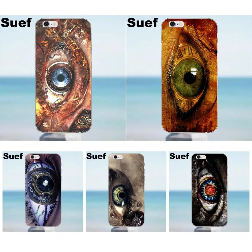 Suef для iPhone X 4 4S 5 5S 5C SE 6 6S 7 8 Plus Galaxy A3 A5 J1 J3 J5 J7 2016 2017 мягкое Новое поступление стимпанк