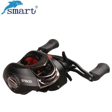 Умная наживка, литая Рыболовная катушка 10+ 1B 6,3: 1 для правой/левой руки, рыболовная катушка Molinete Peche Carretilha Carretes Pesca, приманка, колесо
