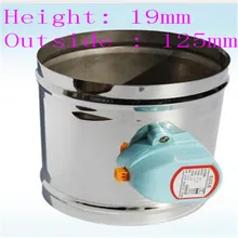 Landsky 125mm stainless steel air damper valve electric air duct motorized damper for 5 inch ventilation pipe valve 220v Landsky 125mm stainless steel air damper valve electric air duct motorized damper for 5 inch ventilation pipe valve 220v