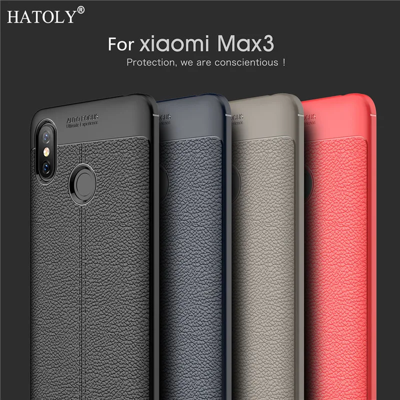 Чехол для Xiaomi Mi Max 3 чехол мягкий ТПУ Прочный задней панели противоударный бампер {