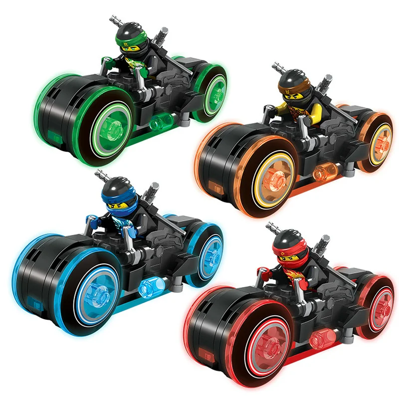 

Ninja Ninjagoed Motorcycle Set Children DIY Legoings Ninja Car Figures Bricks Model Toys Birthday Gifts