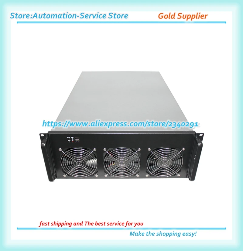 4U Ethernet 6 Card Multi Chassis Fang GPU ETH ETC