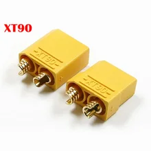 Nesest Gold Plated XT90 XT 90 Male Female Banana Plug Bullet Connectors Plugs for RC Quadcopter