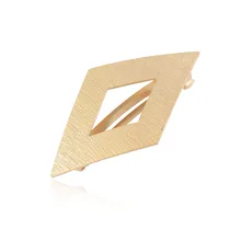 Заколки для волос для Для женщин творческие волосы клипы граненый полые алмаз Заколки для волос Модные побочные клипы G0508