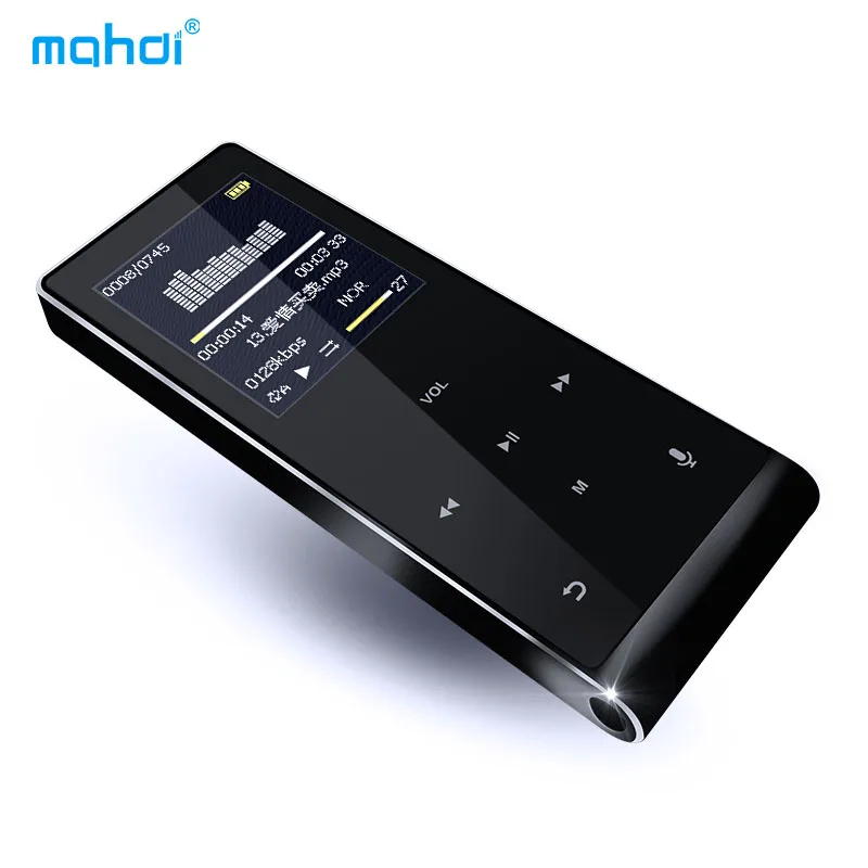 Махди bluetooth Hi-Fi MP4-плееры 8 г Сенсорный экран Многоязычная небьющиеся царапинам ПЕДО метров Регистраторы электронная книга Видео - Цвет: Black