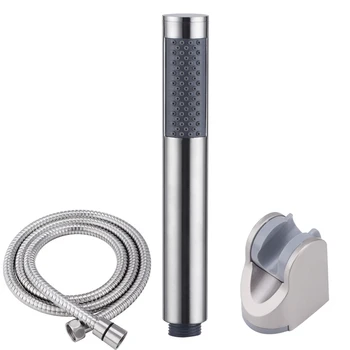 

KES LP150-2 Bathroom Handheld Shower Head with Extra Long Hose and Bracket Holder, Brushed Stainless Steel