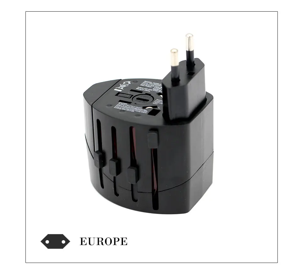 Convenient All in One Universal International Plug Adapter 2 USB Port Commercial Travel AC Power Charger with UK AU US EU Plug (7)