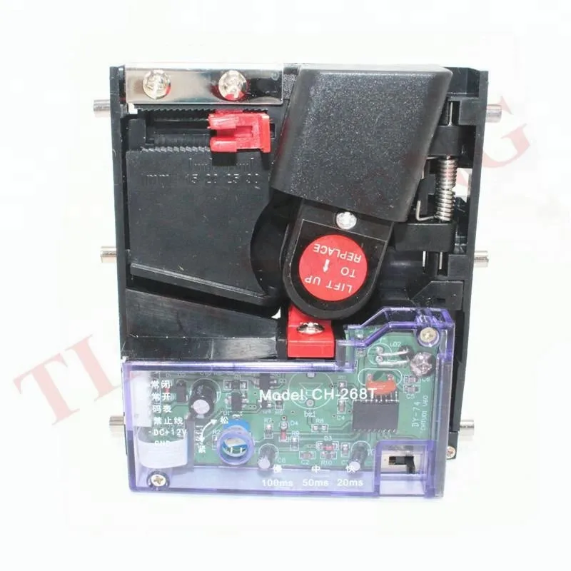 

CH-268T Top Entry Single Coin Coin Selector Vertical coin Acceptor for Vending Arcade Machine Token Selector Coin Mech