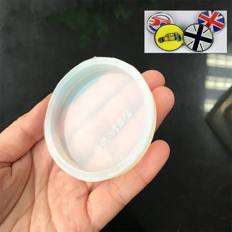 

Round Shape DIY Decorating Badge Tools Translucent Jewelry Accessories Silicone Molds Jewelry Epoxy Molds Cake Biscuits Moulds